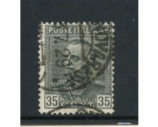 1929 - REGNO - LOTTO/43257B - 35 CENT. GRIGIO EFFIGIE - USATO