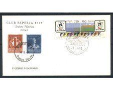 1992 - REPUBBLICA - LOTTO/39047 - GIRO D'ITALIA 2v. - BUSTA FDC