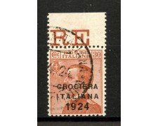 1924 - REGNO - LOTTO/40015 - 30c. CROCIERA ITALIANA - USATO