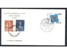 1992 - REPUBBLICA - LOTTO/39052 - MERCATO UNICO EUROPEO - BUSTA FDC