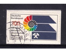 1989 - GERMANIA FEDERALE - 100p. SINDACATO OPERAIO - USATO - LOTTO/31292U
