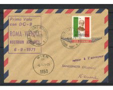 1971 - TEMATICA AEREA - LOTTO/41484 - PRIMO VOLO ROMA VIENNA - BUSTA