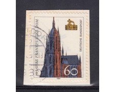 1989 - GERMANIA FEDERALE - 60p. CATTEDRALE DI FRANCOFORTE - USATO - LOTTO/31293U
