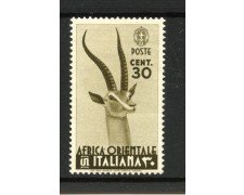 1938 - AFRICA ORIENTALE - LOTTO/24920 - 30c. PITTORICA - NUOVO