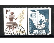 1983 - SVEZIA - LOTTO/41341US - EUROPA 2v. - USATI