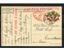 1917 - REGNO - LOTTO/42207 - CARTOLINA IN FRANCHIGIA POSTA MILITARE 90