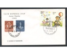 1991 - REPUBBLICA - LOTTO/39064 - DIRITTI DELL'INFANZIA 2v. - BUSTA FDC