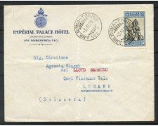 1928 - REGNO - LOTTO/40029 - 1,25 Lire EMANUELE FILIBERTO BUSTA PER LUGANO