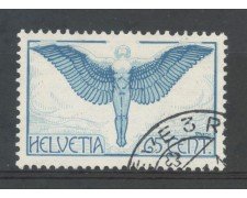 1924/36 - SVIZZERA - 65 CENT. POSTA AEREA - ICARO POSTA AEREA - USATO - LOTTO/30671
