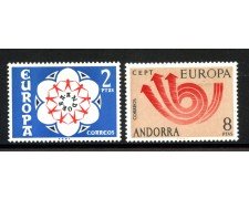 1973 - ANDORRA SPAGNOLA - LOTTO/41194 - EUROPA 2v. - NUOVI