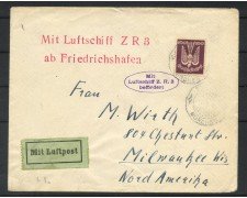 1924 - GERMANIA - LOTTO/42248 - VOLO ZEPPELIN  IN AMERICA DEL NORD
