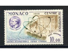 1962 - MONACO - LOTTO/38883 - 10 Fr. POSTA AEREA  CENTRO SCIENTIFICO - NUOVO