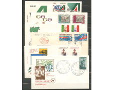 1971 - REPUBBLICA - LOTTO/42540 - ANNATA COMPLETA DI 14  BUSTE FDC