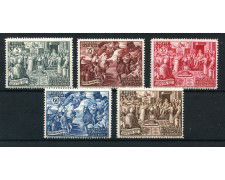 1951 - VATICANO - LOTTO/43279 - CONCILIO DI CALCEDONIA  5v. - NUOVI