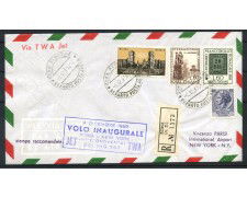 1959 - ITALIA - LOTTO/41592 - VOLO INAUGURALE TWA ROMA NEW YORK