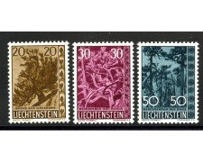 1960 - LIECHTENSTEIN - LOTTO/40949 - ALBERI E ARBUSTI 3 v. - NUOVI