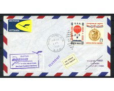 1960 - STATI UNITI - LOTTO/41595 - PRIMO VOLO LUFTHANSA NEW YORK FRANCOFORTE