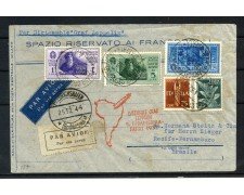 1932 - REGNO - LOTTO/42253 - 4° VIAGGIO ZEPPELIN IN AMERICA DEL SUD