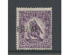 1918/1919 - FIUME - LOTTO/43216 - 15+2f. VIOLETTO - NUOVO