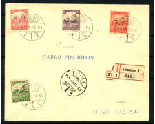 1919 - FIUME - LOTTO/43218 - BUSTA RACCOMANDATA PER LA CITTA'