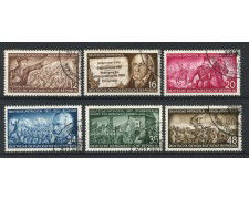 1953 - GERMANIA ORIENTALE  D.D.R. - LOTTO/43292 - PATRIOTI TEDESCHI  6v. - USATI
