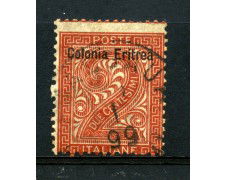 1893 - ERITREA - LOTTO/24969 - 2 cent.  BRUNO ROSSO - USATO