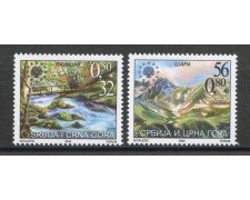 2004 - SERBIA MONTENEGRO - LOTTO/37649 - PROTEZIONE DELLA NATURA 2v. - NUOVI