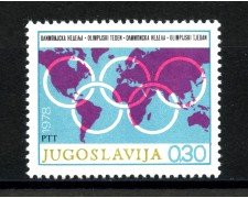 1978 - JUGOSLAVIA - LOTTO/38217 - SETTIMANA OLIMPICA - NUOVO