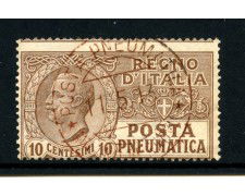 1913 - REGNO - LOTTO/43305 - 10 Cent. POSTA PNEUMATICA - USATO