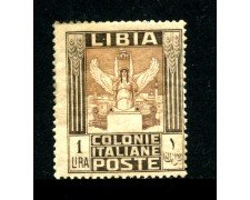 1921 - LIBIA - LOTTO/24978 - 1 LIRA SERIE PITTORICA - LINGUELLATO
