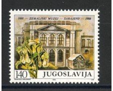 1988 - JUGOSLAVIA - LOTTO/38489 - MUSEO BOSNIACO - NUOVO