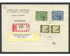 1962 - GERMANIA FEDERALE - EUROPA 2v. BUSTA VIAGGIATA FDC - LOTTO/32140