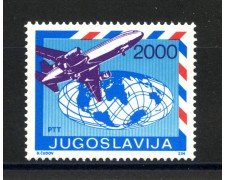 1988 - JUGOSLAVIA - LOTTO/38491 - 2000d. POSTA ORDINARIA - NUOVO