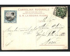 1908 - ITALIA - LOTTO/39917 - CARTOLINA AUGURALE CASE DEL PANE