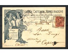 1901 - REGNO - LOTTO/40875 - CARTOLINA COMMERCIALE DA  COMO PER CAPIAGO (CO)