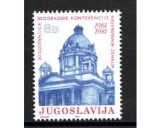 1981 - JUGOSLAVIA - LOTTO/38251 - PAESI NON ALLINEATI - NUOVO