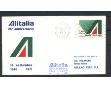 1971 - ITALIA - LOTTO/41638 -  25° ANNIVERSARIO ALITALIA - BUSTA