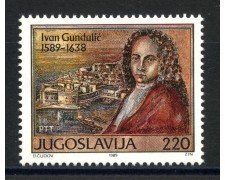 1989 - JUGOSLAVIA - LOTTO/38500 - IVAN GUNDULIC - NUOVO
