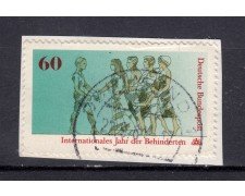 1981 - GERMANIA FEDERALE - ANNO DEGLI HANDICAPPATI - LOTTO/31411U