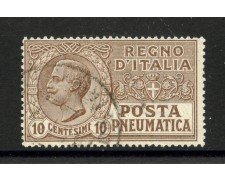 1913 - REGNO - LOTTO/40449 - 10 CENTESIMI  POSTA PNEUMATICA - USATO