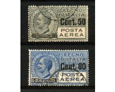 1927 - REGNO - LOTTO/40076 - POSTA AEREA SOPRASTAMPATI 2v. - USATI