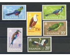 1965 - UGANDA - LOTTO/38940 - UCCELLI 6v. - NUOVI