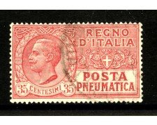 1927/28 - REGNO - LOTTO/40460 - 35 CENTESIMI POSTA PNEUMATICA - USATO