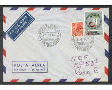 1967 - REPUBBLICA - LOTTO/42639 - 50° DEL PRIMO VOLO POSTALE ROMA -TORINO - BUSTA