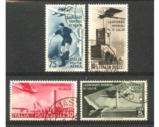 1934 - REGNO - LOTTO/40087 - P/AEREA MONDIALI DI CALCIO 4v. - USATI