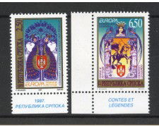 1997 - BOSNIA SERBA - LOTTO/42464 - EUROPA 2v. - NUOVI