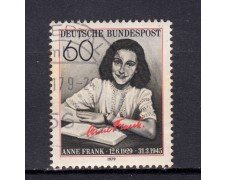 1979 - GERMANIA FEDERALE - ANN FRANK - USATO - LOTTO/31426U