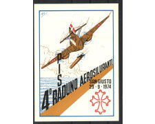 1974 - REPUBBLICA - LOTTO/42738 - 4° RADUNO AEROSILURANTI PISA CARTOLINA  