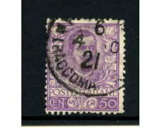 1901 - REGNO - LOTTO/43341 - 50 CENT. FLOREALE  - USATO