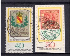 1978 - GERMANIA FEDERALE - GIORNATA FRANCOBOLLO 2v. - USATI - LOTTO/31433U